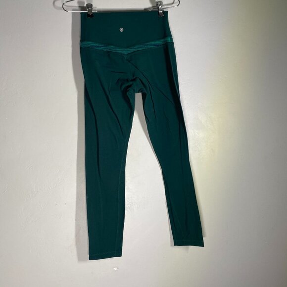Lululemon Align Pant Deep Green / Cyber Jungle Hero Blue - Picture 2 of 6